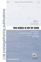 This World Is Not My Home SATB choral sheet music cover